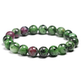 Natural Green Anyolite Rubys Zoisite Bracelete