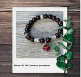 January Birthday Bracelet