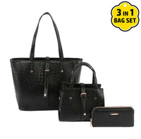 3 In 1 Vegan Handbag Set