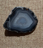 Natural Black Quarts Gemstone Rock