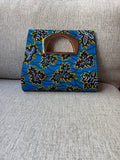 African Cotton Print Handbag.