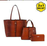 3 In 1 Vegan Handbag Set