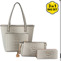 3 In 1 Vegan Handbag Set