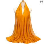 Kari's Pleated Georgette/Chiffon Scarves