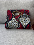 African Cotton Print Handbag.