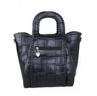 Stylish Top Handle Tote With Matching Clutch
