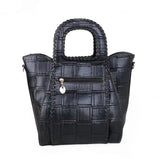 Stylish Top Handle Tote With Matching Clutch