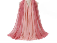 Ombre Gauze Scarves