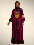 Stylish Kaftan Embroidered Dress.