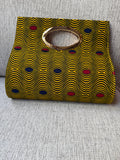 African Cotton Print Handbag.