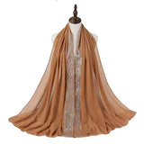 Beautiful Soft Glitter Georgette Scarves-Hajibs