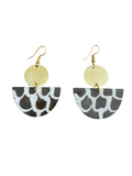 Izara Brass African Earrings