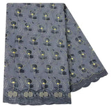 New Small Flower Embroidered Sequined Headscarf/Body-wrap/Shawl /Hijab African ‘Fabric Cotton’