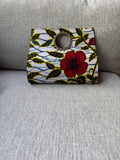African Cotton Print Handbag.