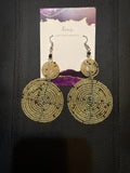 African Statement Earrings by Kari | Maasai-Inspired Colorful Beaded Earrings