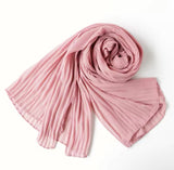 Kari's Pleated Georgette/Chiffon Scarves