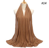 Kari's Pleated Georgette/Chiffon Scarves