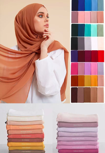 Bubble Chiffon Scarves