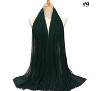 Kari's Pleated Georgette/Chiffon Scarves