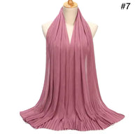 Kari's Pleated Georgette/Chiffon Scarves