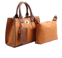 Vegan Leather 3 in 1 Handbag