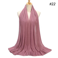 Kari's Pleated Georgette/Chiffon Scarves