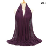 Kari's Pleated Georgette/Chiffon Scarves