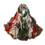 Kari's Water Colors Pleated Georgette/Chiffon Scarves.