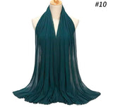 Kari's Pleated Georgette/Chiffon Scarves