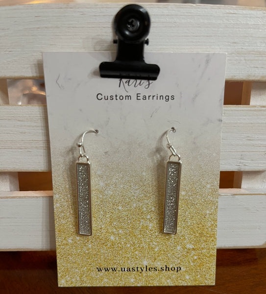 Dangling Rhinestone  Earrings