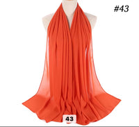 Bubble Chiffon Scarves