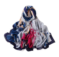 Kari's Water Colors Pleated Georgette/Chiffon Scarves.