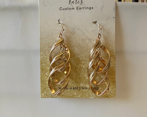 Dangling Goldstone Earrings