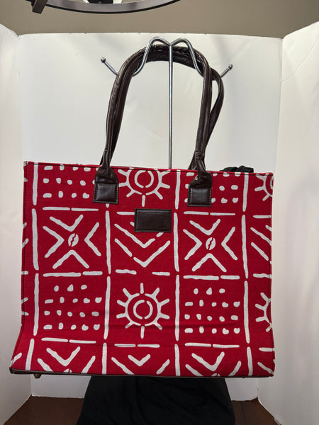 African Print Tote Bag