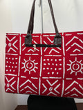 African Print Tote Bag