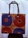 African Print Tote Bag