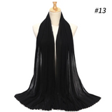 Kari's Pleated Georgette/Chiffon Scarves