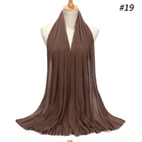 Kari's Pleated Georgette/Chiffon Scarves