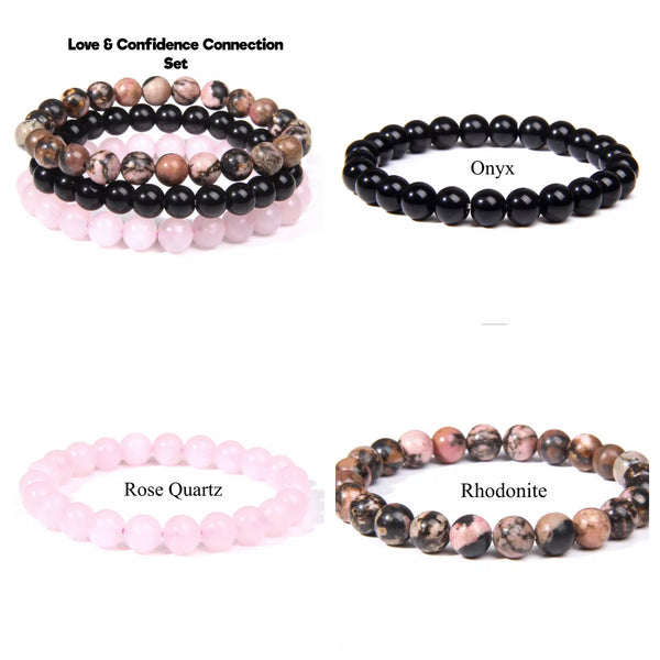 Love & Confidence Connection Bracelet Set