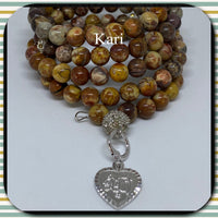 Kari's Beautiful 99 Gemstone Dhikr Wrap Bracelet